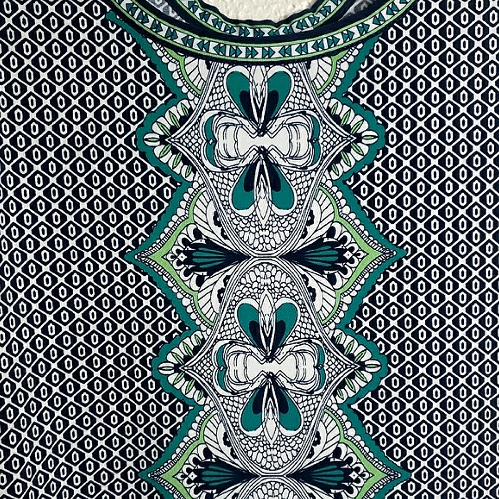 Max Studio Sleeveless Geometric Pattern Midi Dres… - image 4